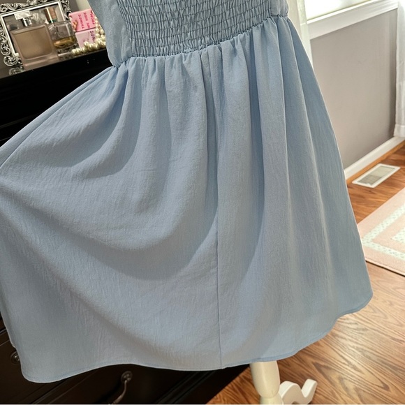 Sadie & Sage Sky Blue Mini Dress - Size M - Picture 7 of 14